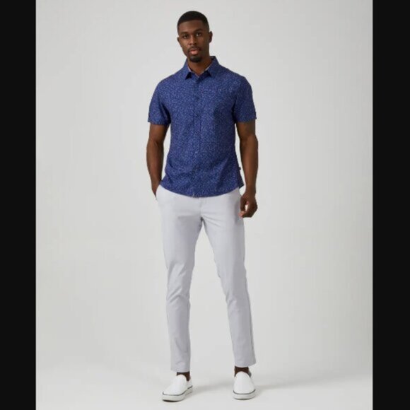 7DIAMONDS Men's Infinity Chino Pant Size 38X32 In Fog - Picture 3 of 12